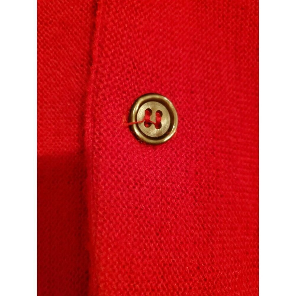 80's Vintage The Fox Sweater JC Penney Acryl Cardigan Size M Kurt Cobain Nirvana - Picture 5 of 7